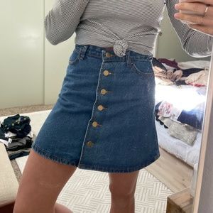 Short Denim Skirt
